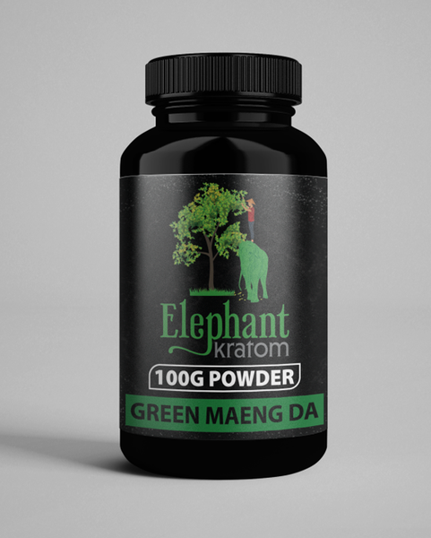 Elephant Kratom Green Maeng Da Powder - 100 gm.