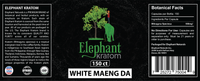 Elephant Kratom White Maeng Da - 150 caps